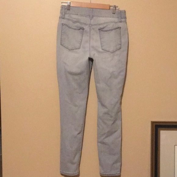 Chico’s jeans women’s size 6 small 0.5R grey elastic waist thin pliable … - Picture 7 of 16